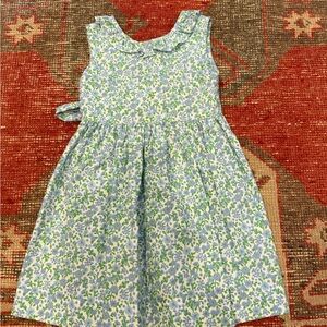 Little English Blue and Green Floral Dress